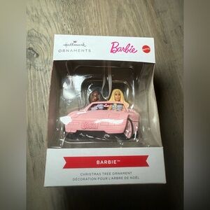 Hallmark Keepsake Barbie In Car Christmas Ornament Brand New Pink